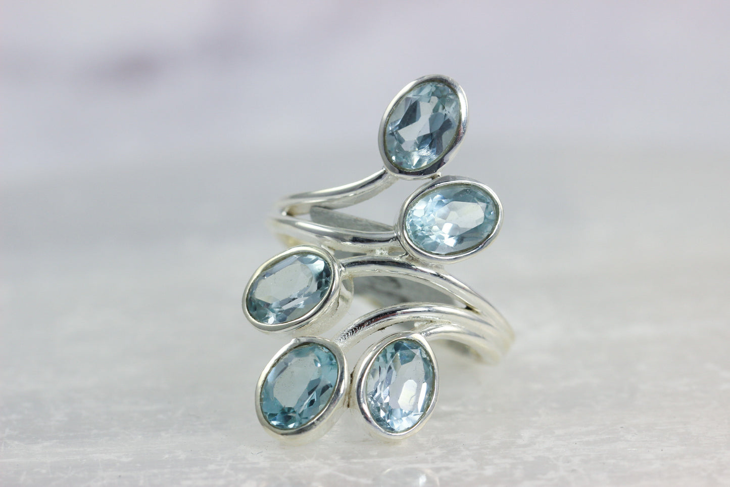 Blue Topaz Ring