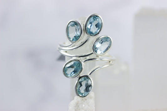 Blue Topaz Ring