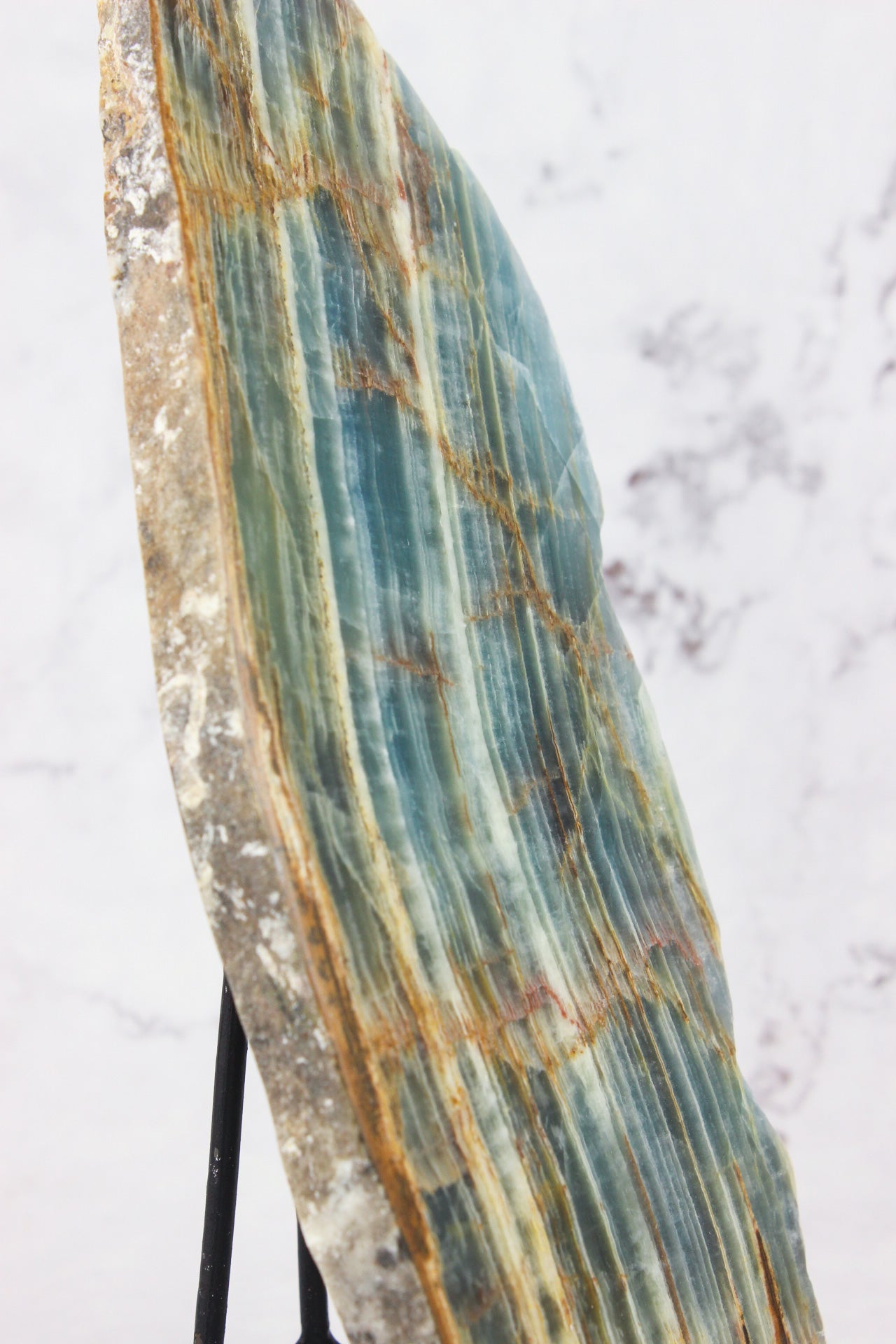 Blue Calcite Onyx Slab