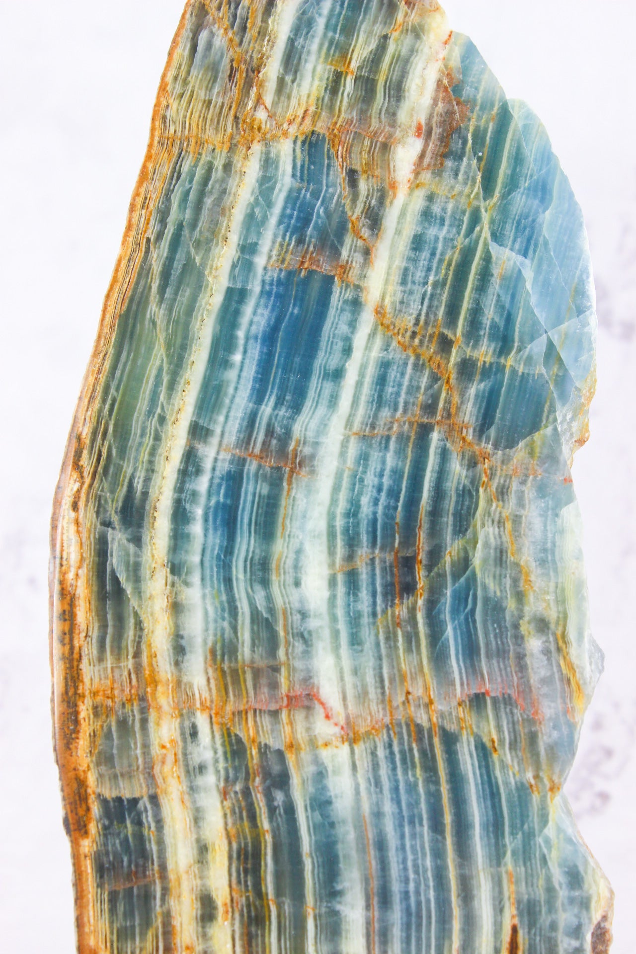 Blue Calcite Onyx Slab