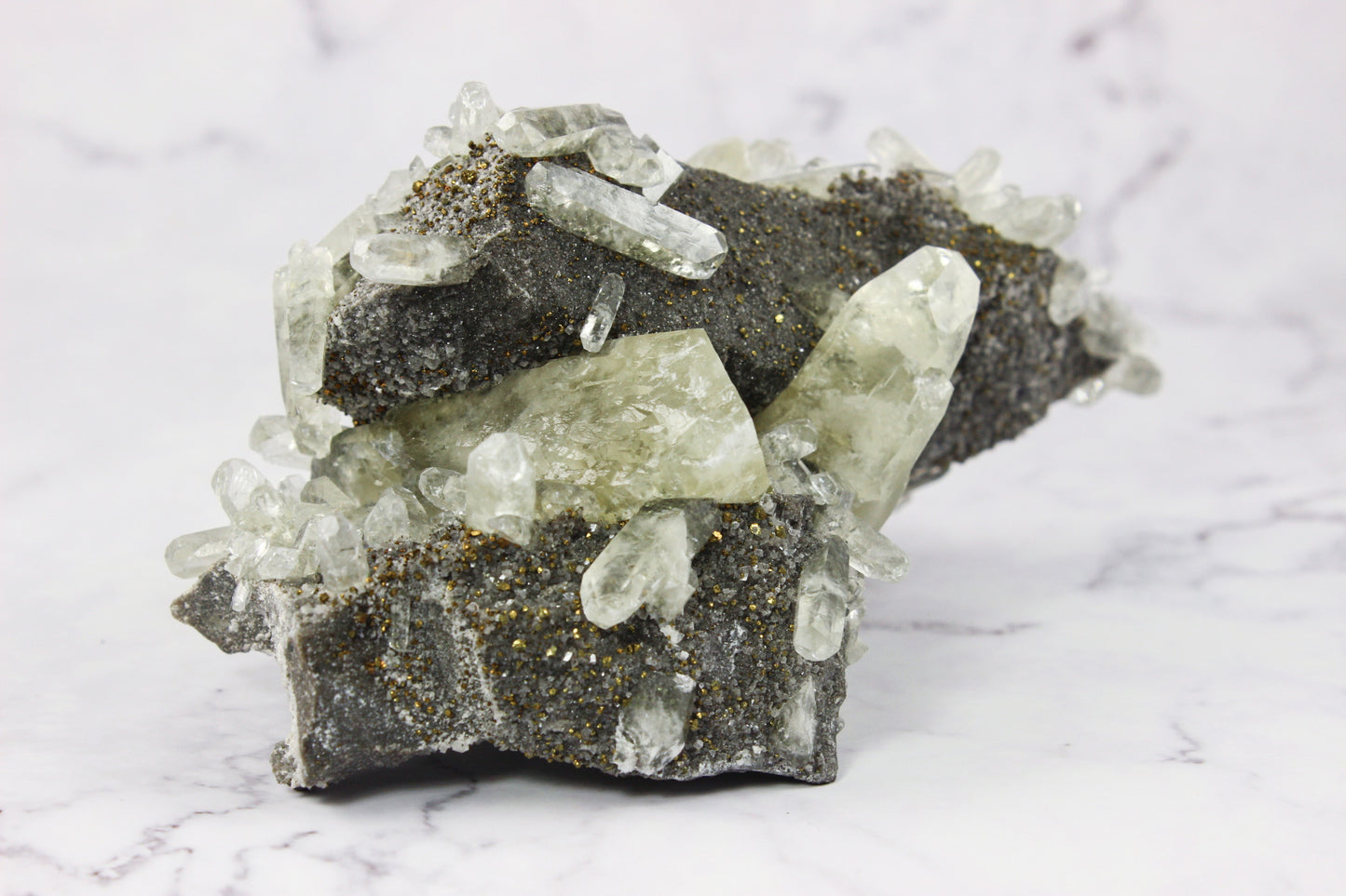 Calcite Chalcopyrite