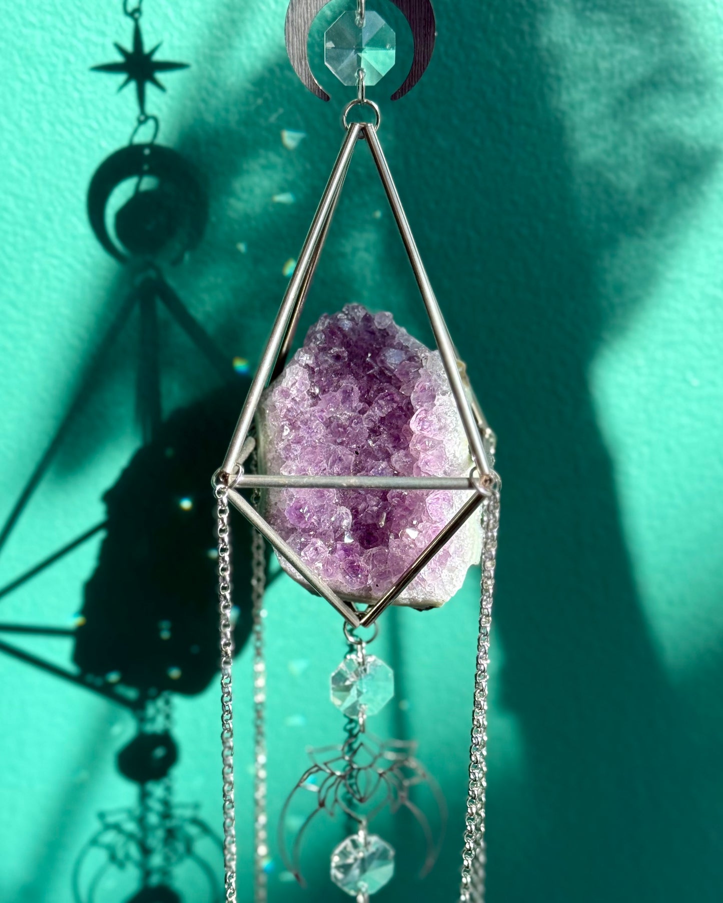 Amethyst Sun Catcher Chandelier