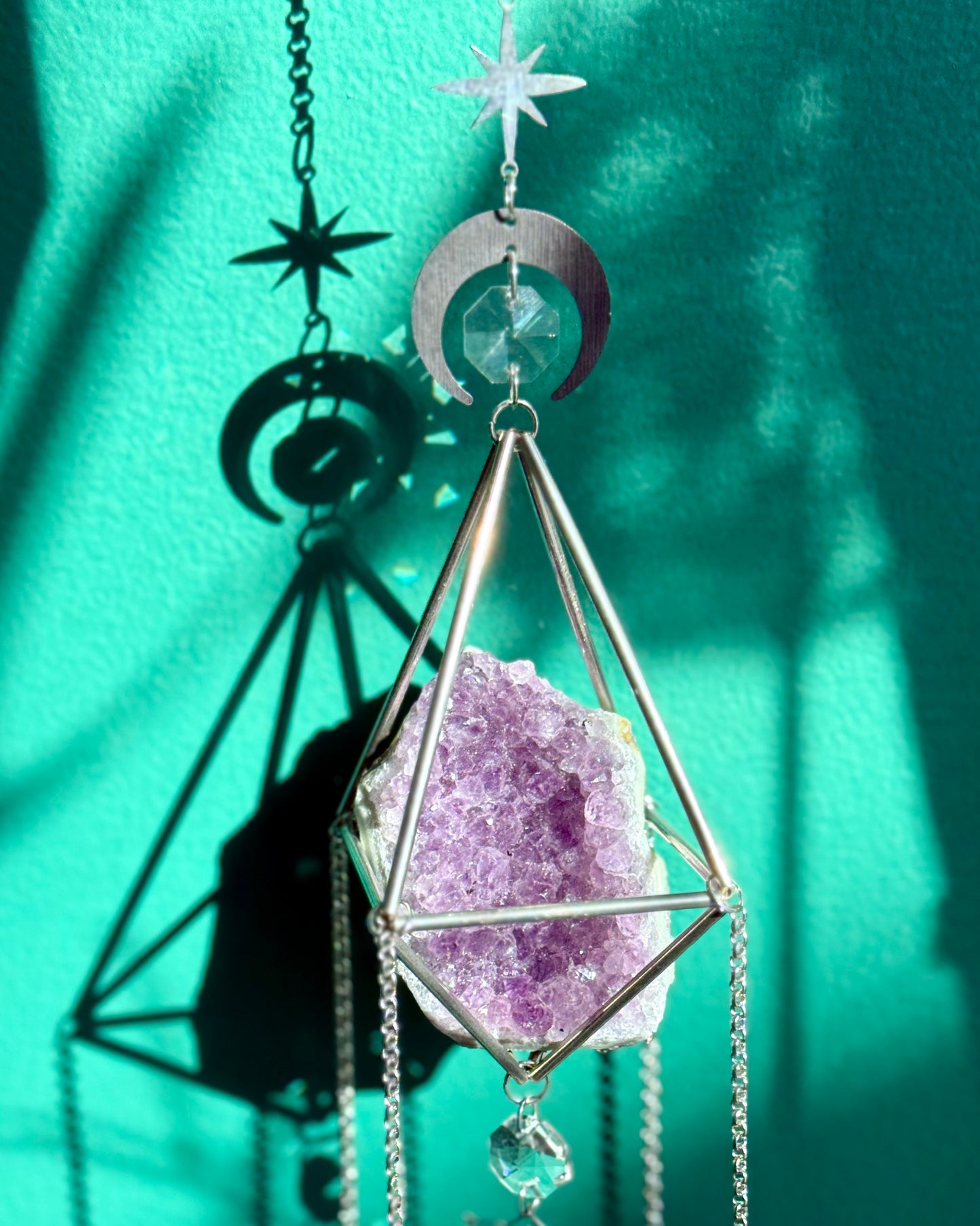 Amethyst Sun Catcher Chandelier
