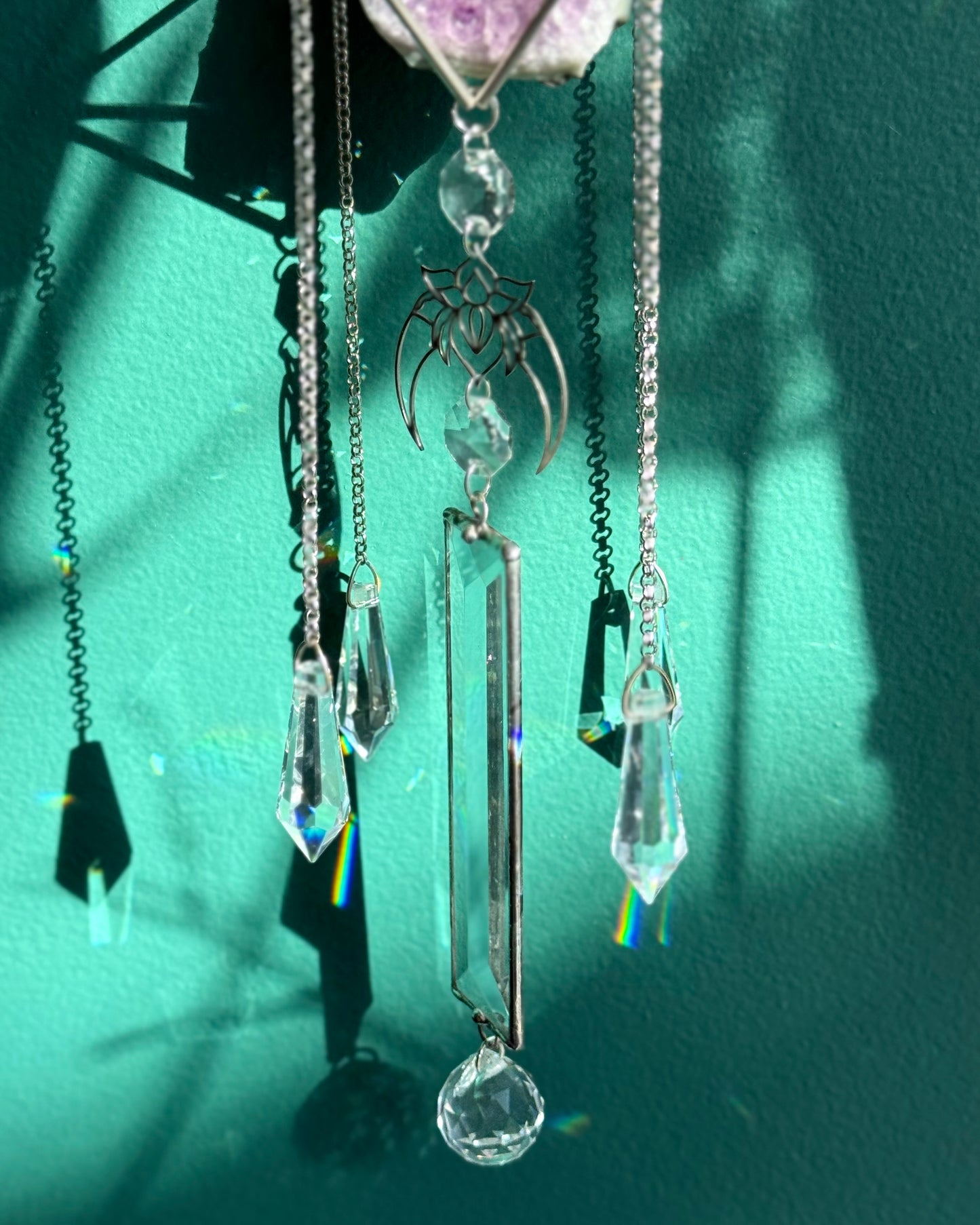 Amethyst Sun Catcher Chandelier