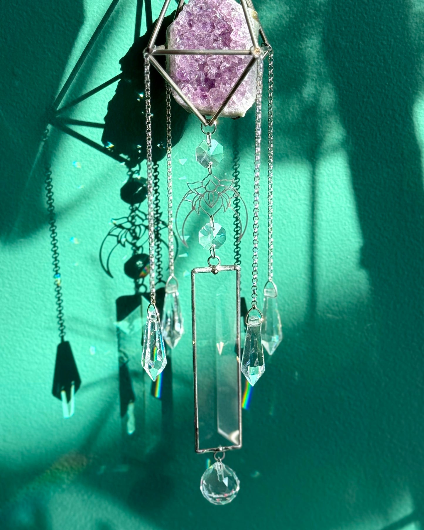 Amethyst Sun Catcher Chandelier