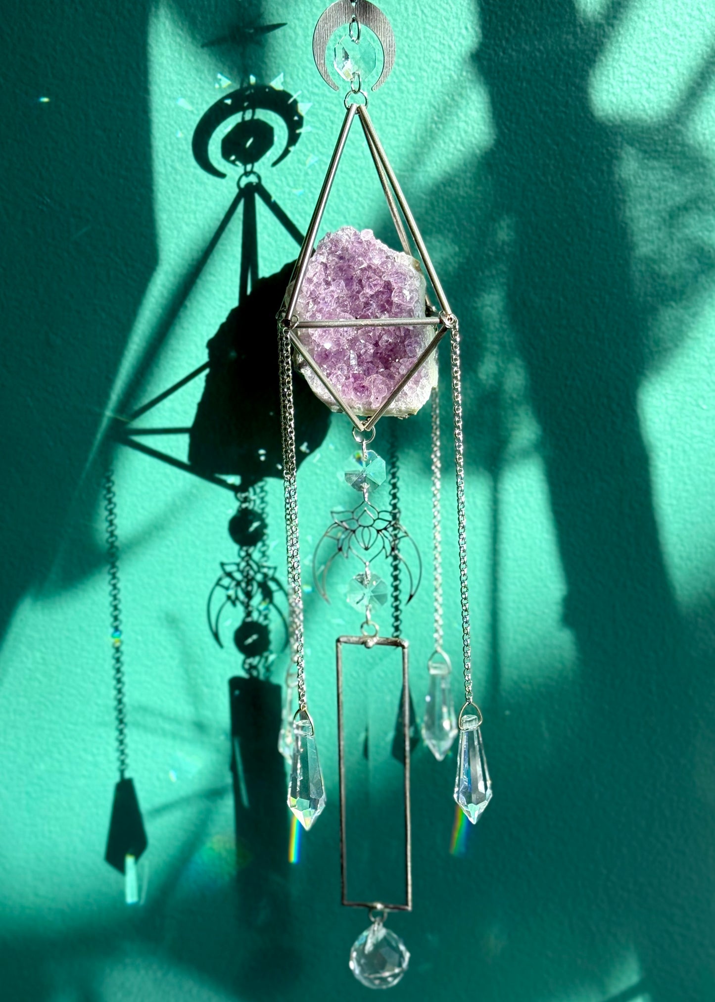 Amethyst Sun Catcher Chandelier
