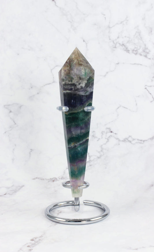 Fluorite Point with stand