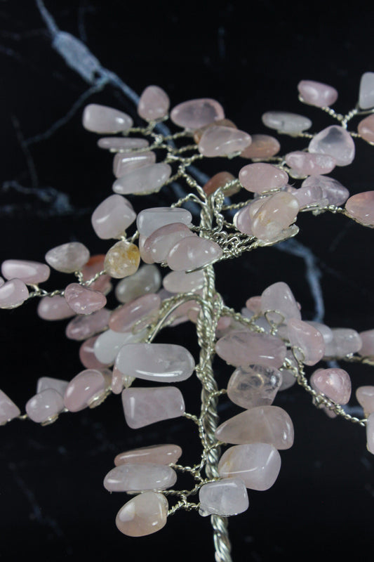 Rose Quartz Gem Tree