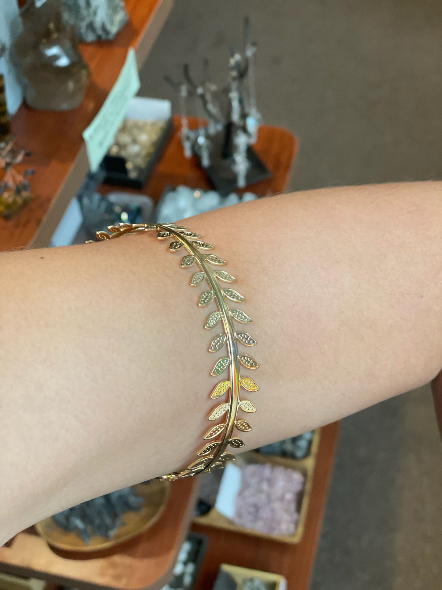 Olive Branch Arm Cuff