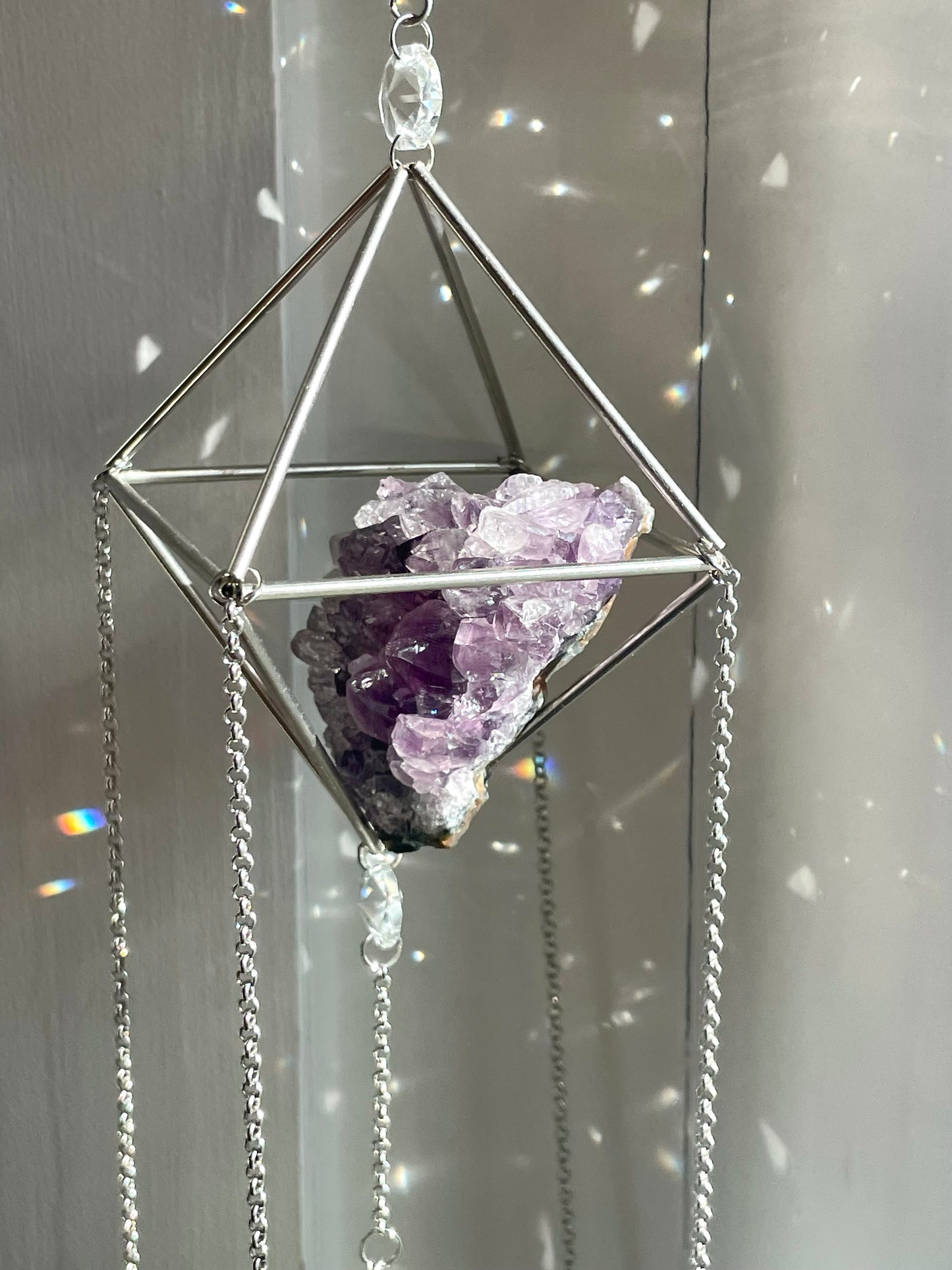 Amethyst Sun Catcher Chandelier