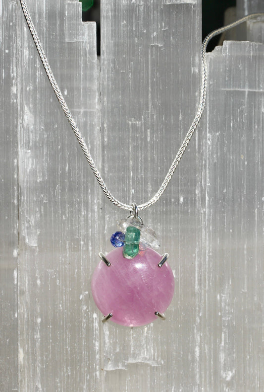 Kunzite Confetti Necklace