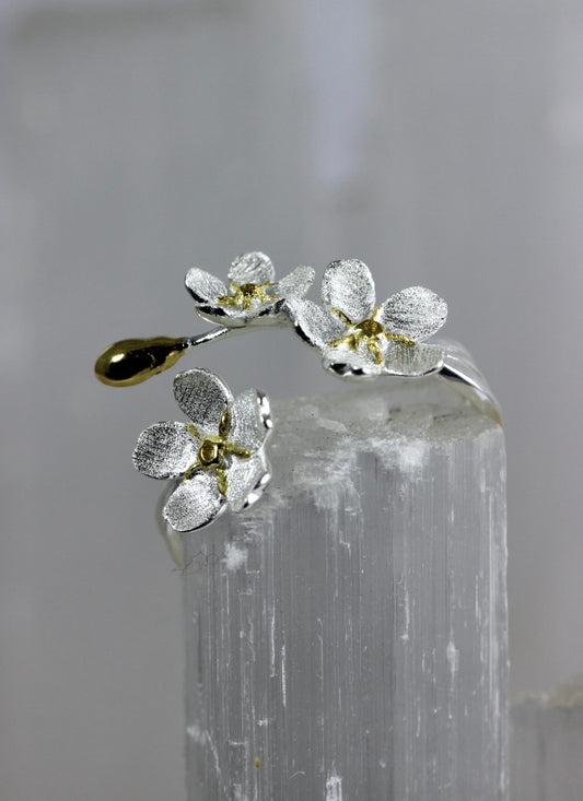 Three Flower Ring