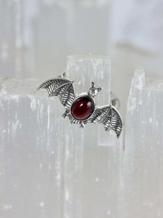 Gemstone Bat Rings