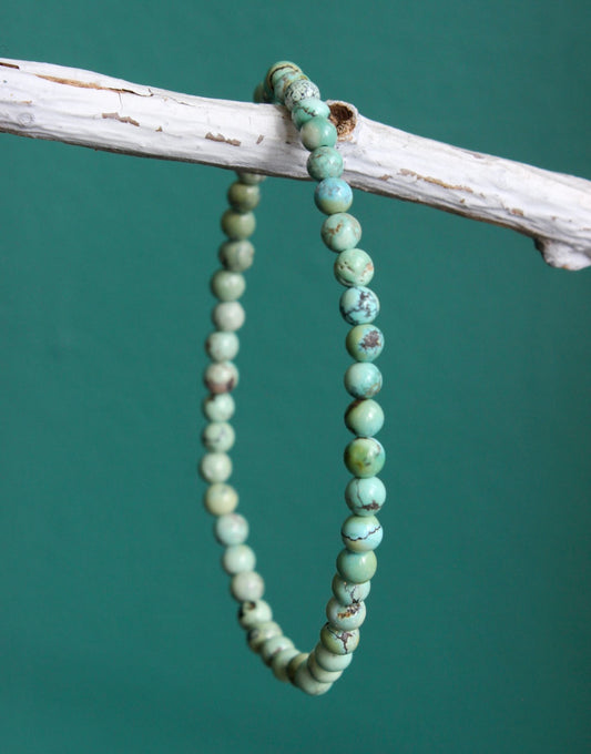 Turquoise Beaded Stretch Bracelet