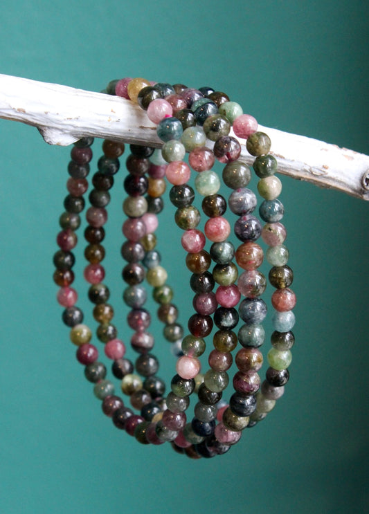 Small Tourmaline Stretch Bracelets