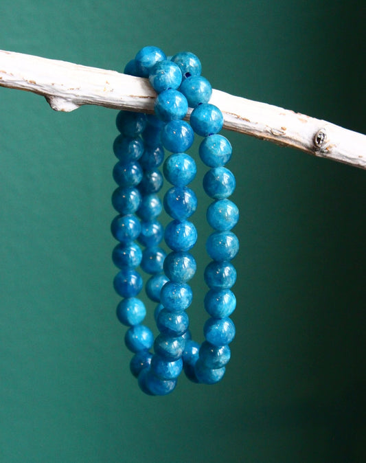 Blue Apatite Stretch Bracelets
