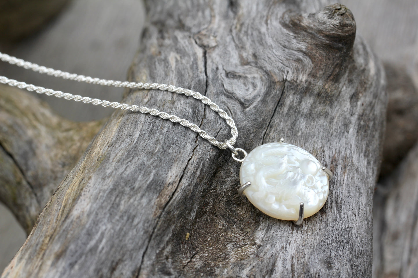 Mother of Dragons Pearl Necklace