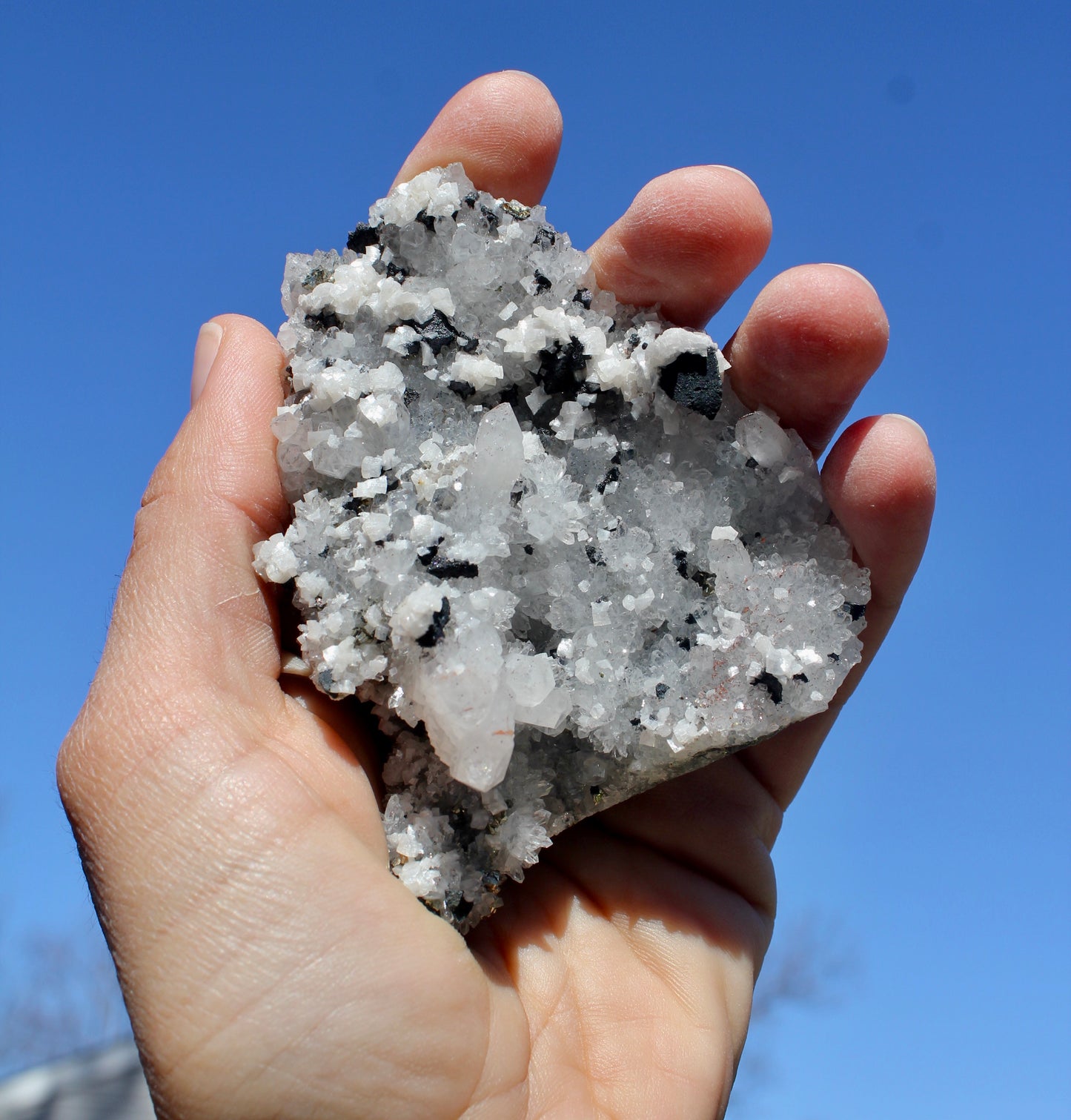 Quartz Chalcopyrite Dolomite Specimen