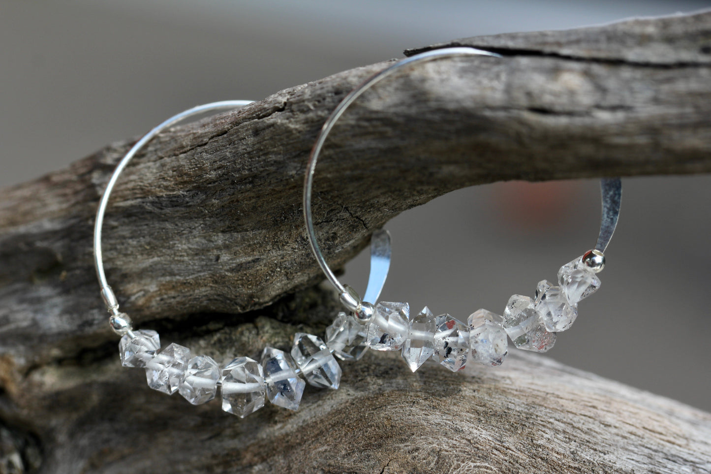 Herkimer Diamond Hoops