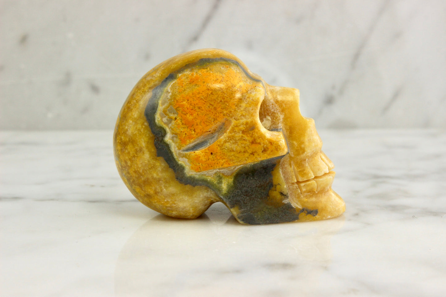 Stone Skull Carvings