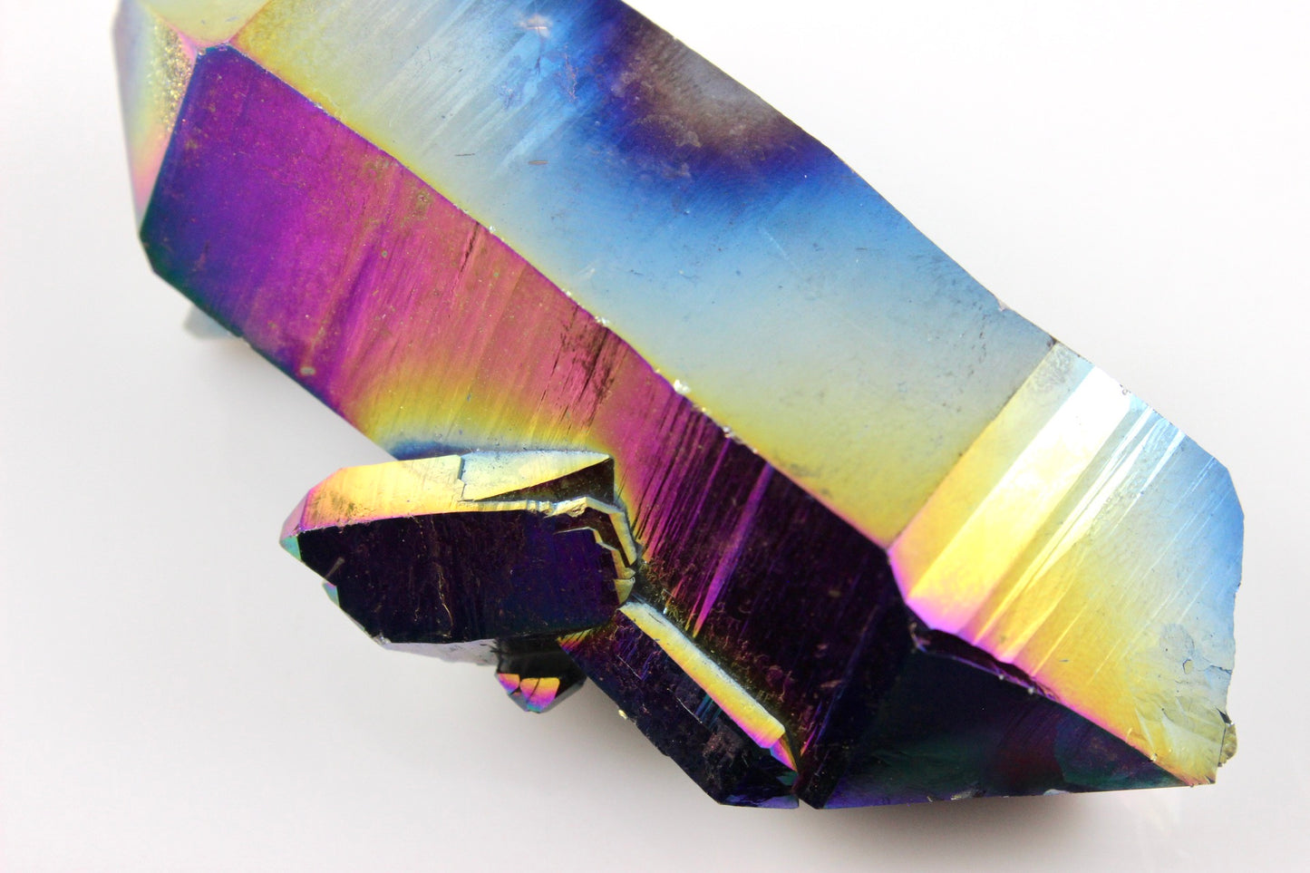 Titanium Quartz Crystal Point