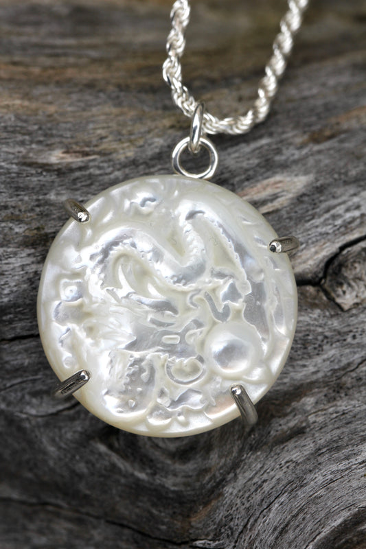 Mother of Dragons Pearl Necklace