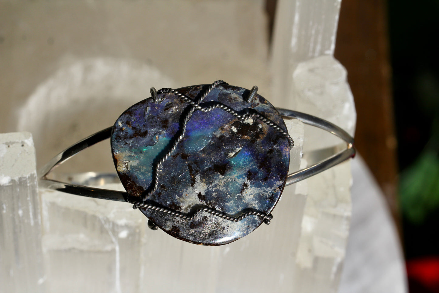 Boulder Opal Cuff Bracelet