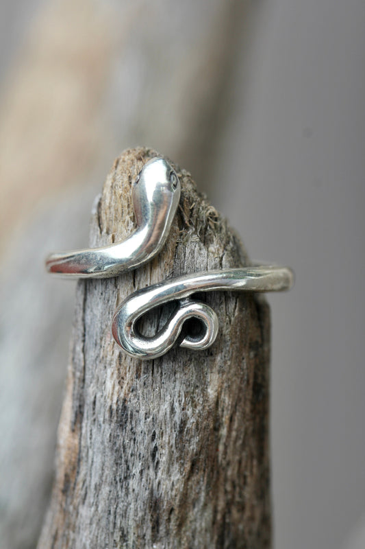 Silver Snake Ring