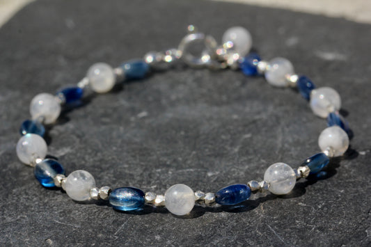 Moonstone Kyanite Bracelet