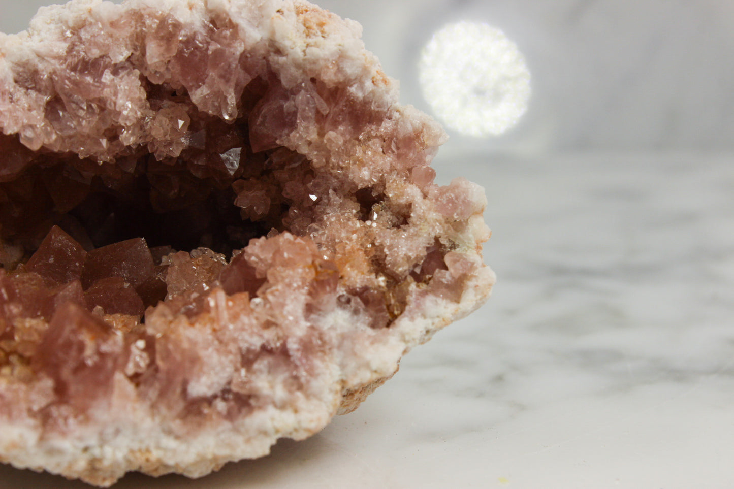 Pink Amethyst Druzy Specimen